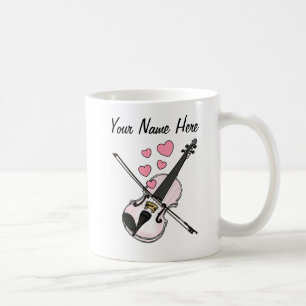 Violin Custom Wedding Mug Violinist Musician Gift
