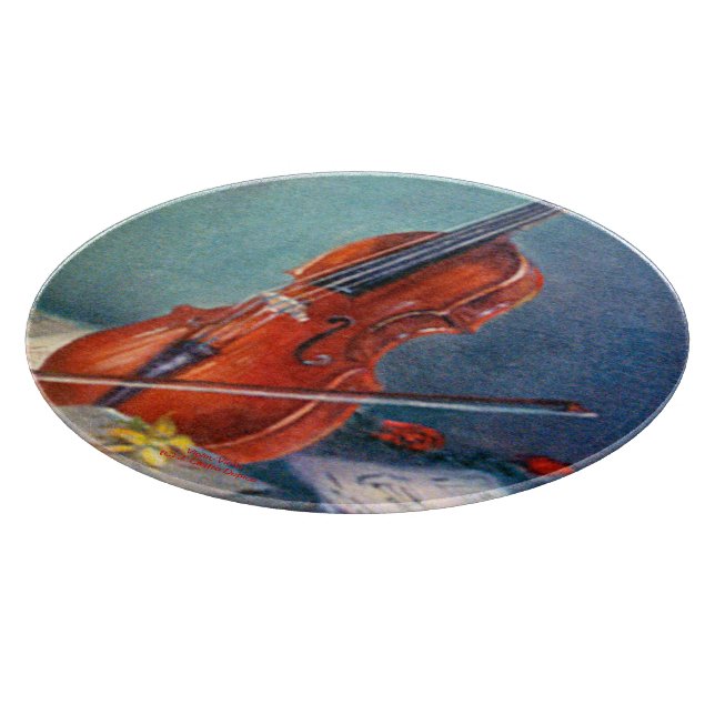 Violin Cutting Board (Corner)