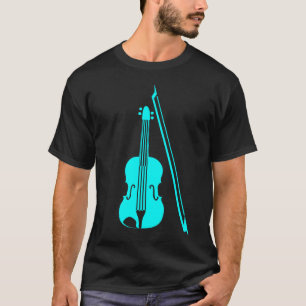 Violin - Cyan T-Shirt