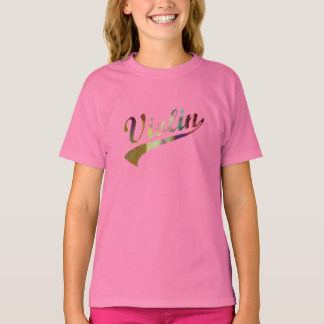 Violin Design by Leslie Harlow T-Shirt