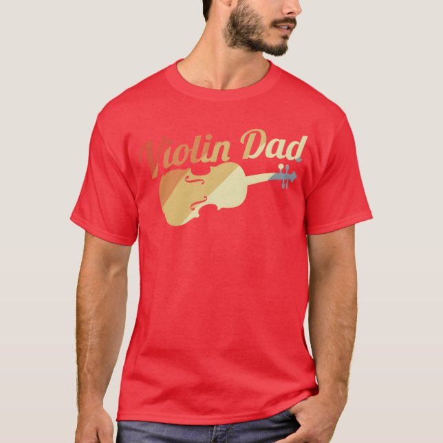 Violin Father family T-Shirt (Front)