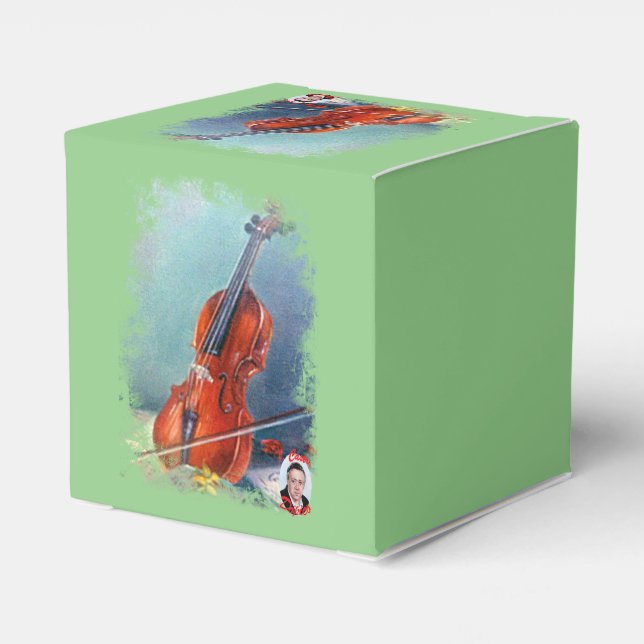 Violin Favour Box (Back Side)