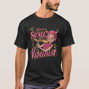 Violin Fiddler Fiddle Violinist T-Shirt