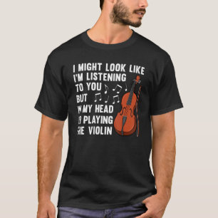 Violin  For Men Women Violinist Violin Player 2 T-Shirt