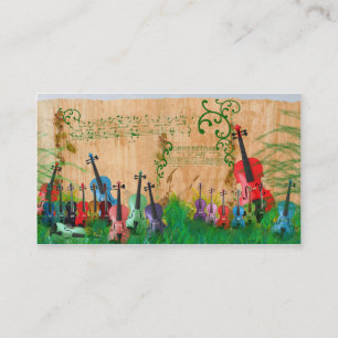 Violin Garden Business Card