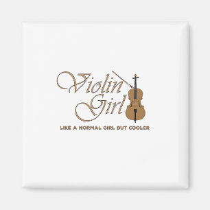 Violin Girl, like a normal girl but cooler Magnet