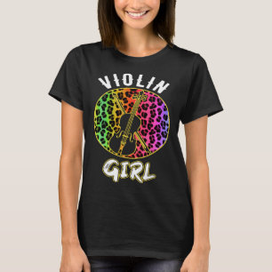 Violin Girl Music Teen Violin Player Women Female T-Shirt