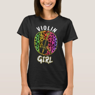 Violin Girl Music Teen Violin Player Women Female T-Shirt