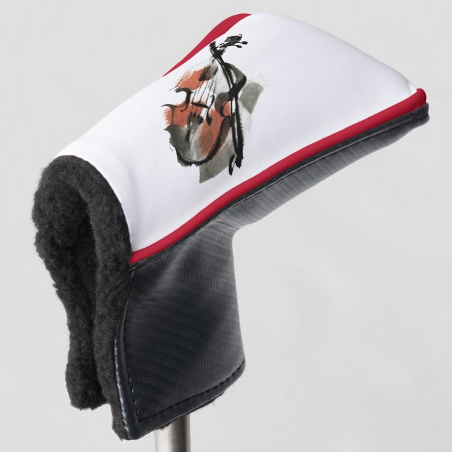 Violin Golf Head Cover (3/4 Front)