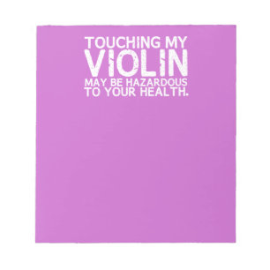 Violin Hazard Notepad