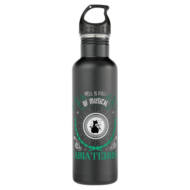 Violin Hell Is Full Of Musical Amateurs 710 Ml Water Bottle (Front)