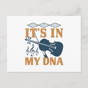 Violin - It's In My DNA Postcard