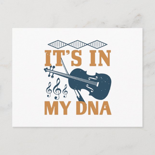 Violin - It's In My DNA Postcard (Front)