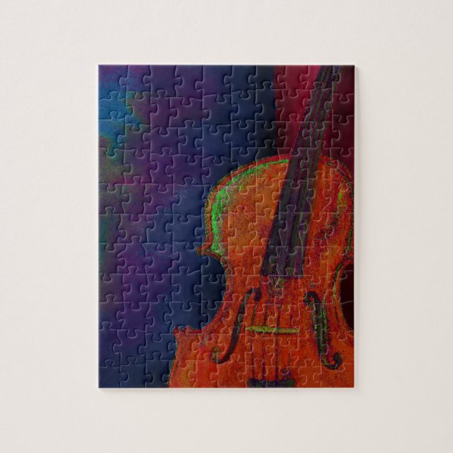 Violin Jigsaw Puzzle (Vertical)