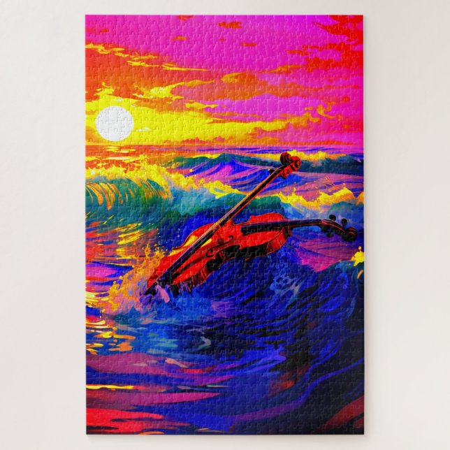 Violin Jigsaw Puzzle (Vertical)