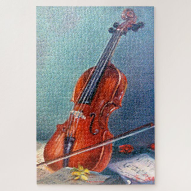 Violín Jigsaw Puzzle (Vertical)