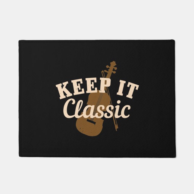 Violin - Keep It Classic Doormat (Front)