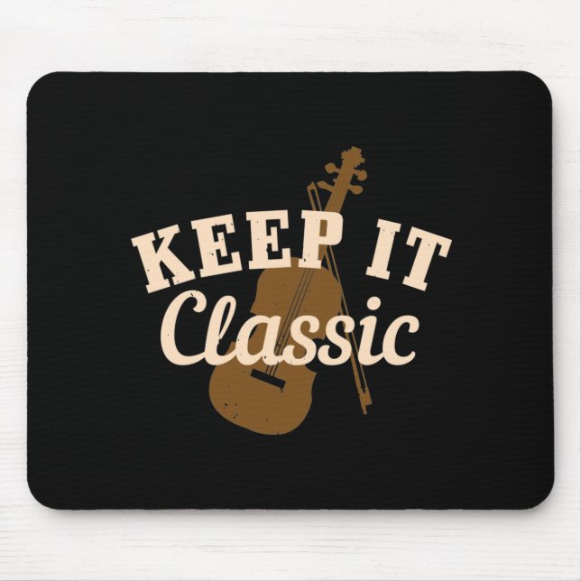 Violin - Keep It Classic Mouse Mat (Front)