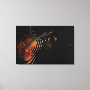 Violin-key Canvas Print