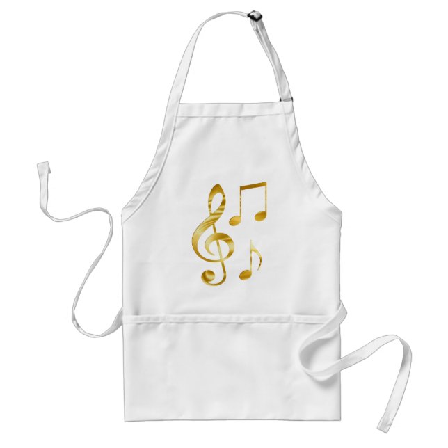 Violin key elegant standard apron (Front)