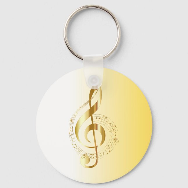 Violin key key ring (Front)