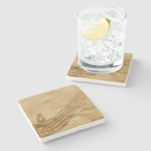 Violin key stone coaster