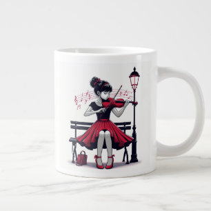 Violin Large Coffee Mug