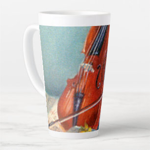 Violin Latte Mug