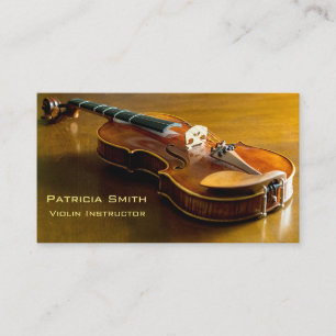 Violin Lesson Business Cards