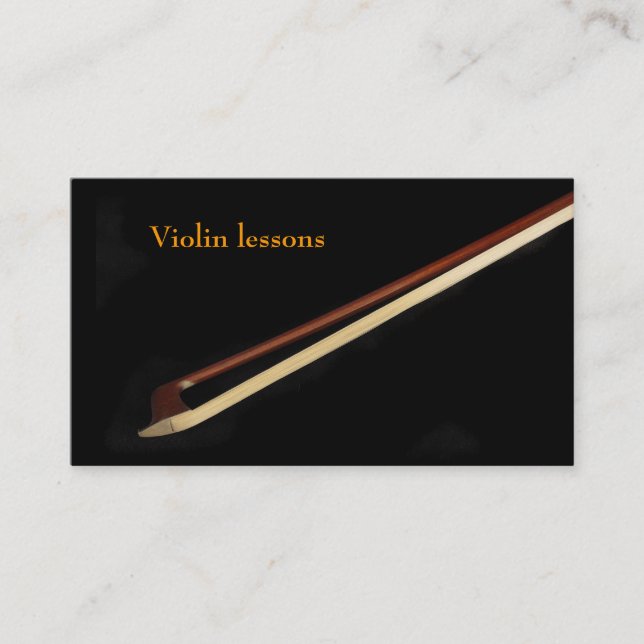 Violin Lessons Business Card (Front)