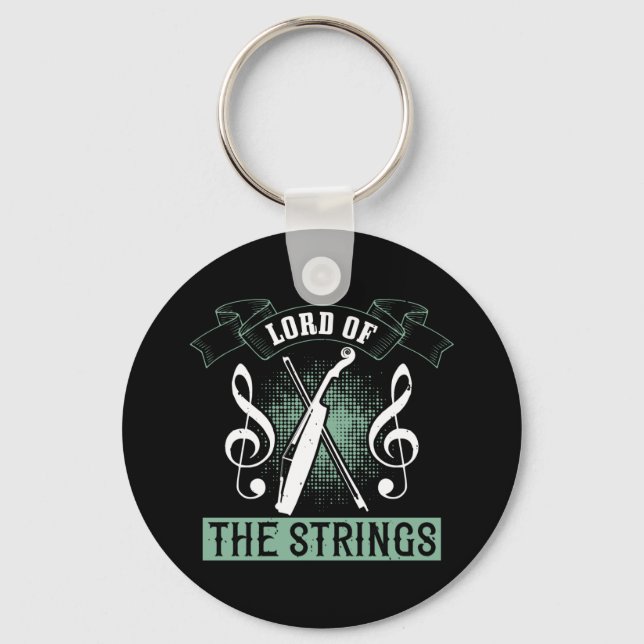 Violin - Lord Of The Strings Key Ring (Front)