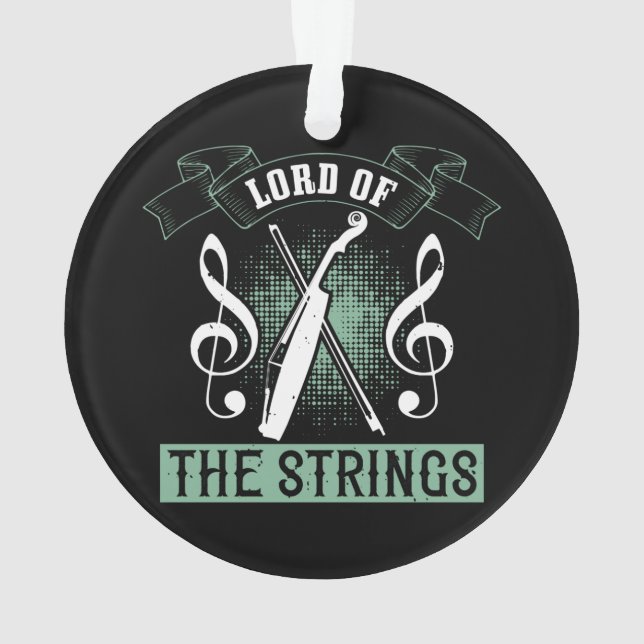 Violin - Lord Of The Strings Ornament (Back)
