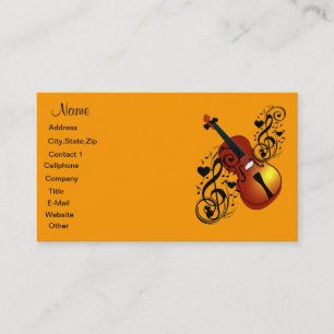 Violin,Lover at Heart_Business Card