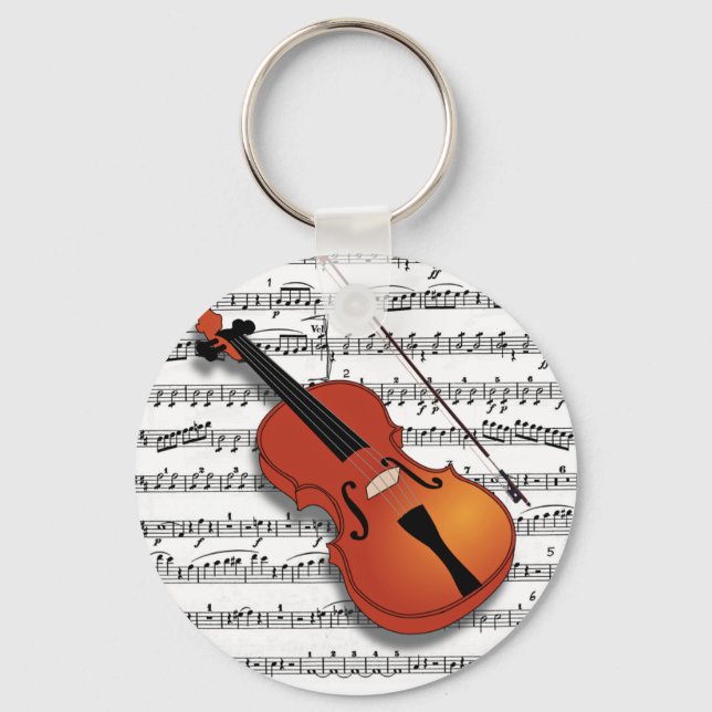 Violin Lover_ Key Ring (Front)