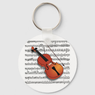 Violin Lover_ Key Ring