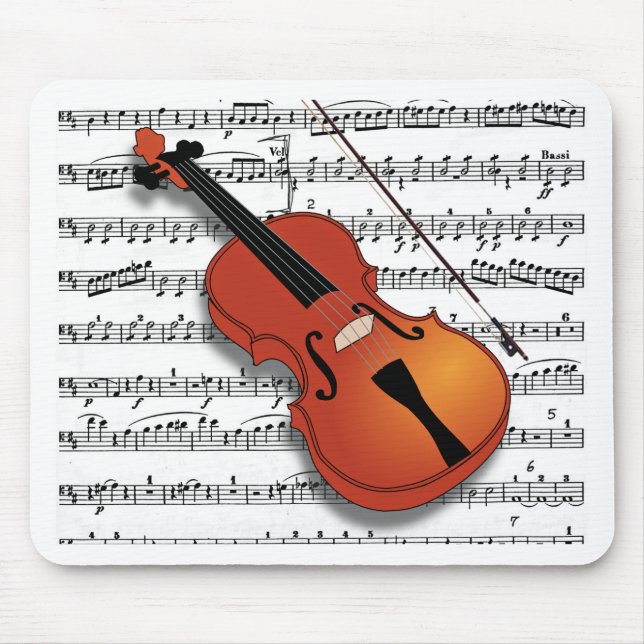 Violin Lover_ Mouse Mat (Front)