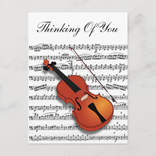 Violin Lover_ Postcard