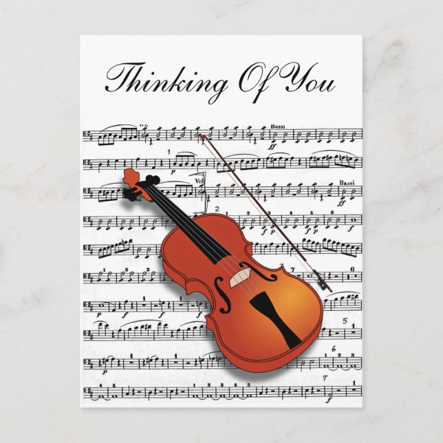 Violin Lover_ Postcard (Front)