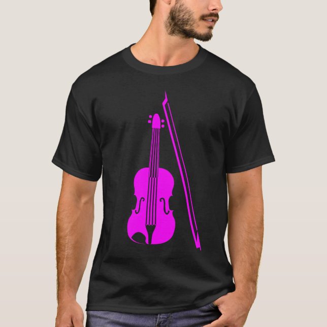 Violin - Magenta T-Shirt (Front)