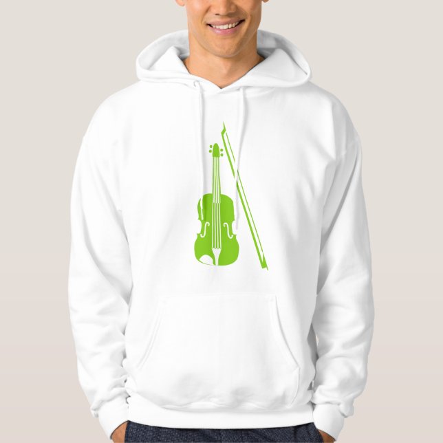 Violin - Martian Green Hoodie (Front)