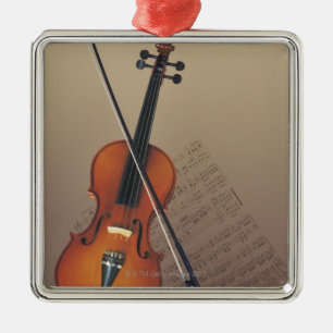 Violin Metal Tree Decoration