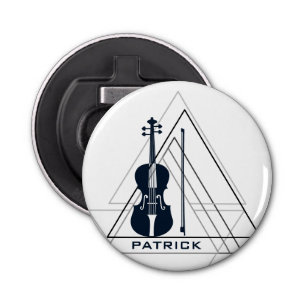 Violin minimal negative space Modern Violinist Bottle Opener