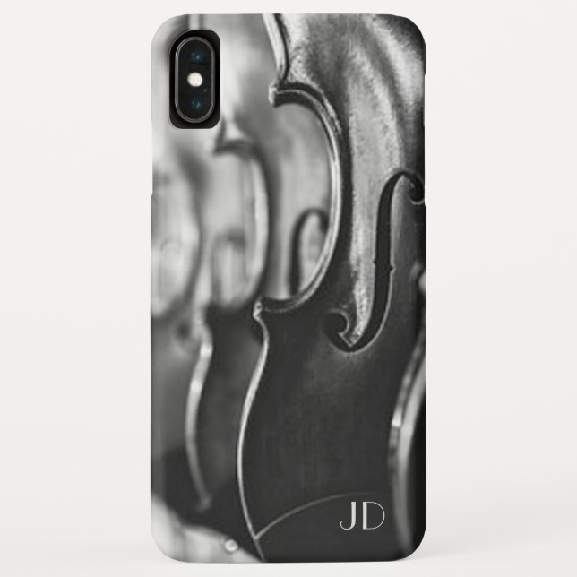 Violin Monogram  Case-Mate iPhone Case (Back)