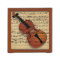 Violin Music Collage Desk Organiser
