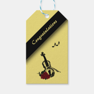 Violin Music Gift Tags