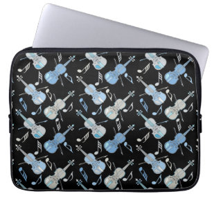 Violin Music Notes Laptop Sleeve
