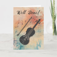 Violin Music Performance Congratulations