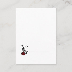 Violin Music Place Card