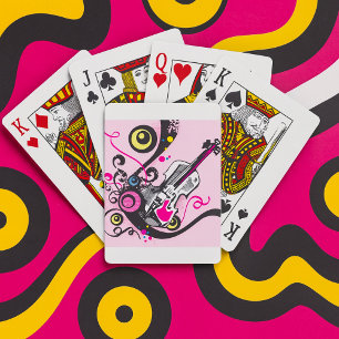 Violin Music Playing Cards