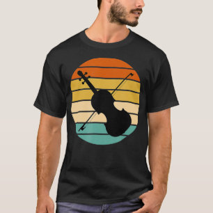 Violin Music Retro Sunset Violinist T-Shirt